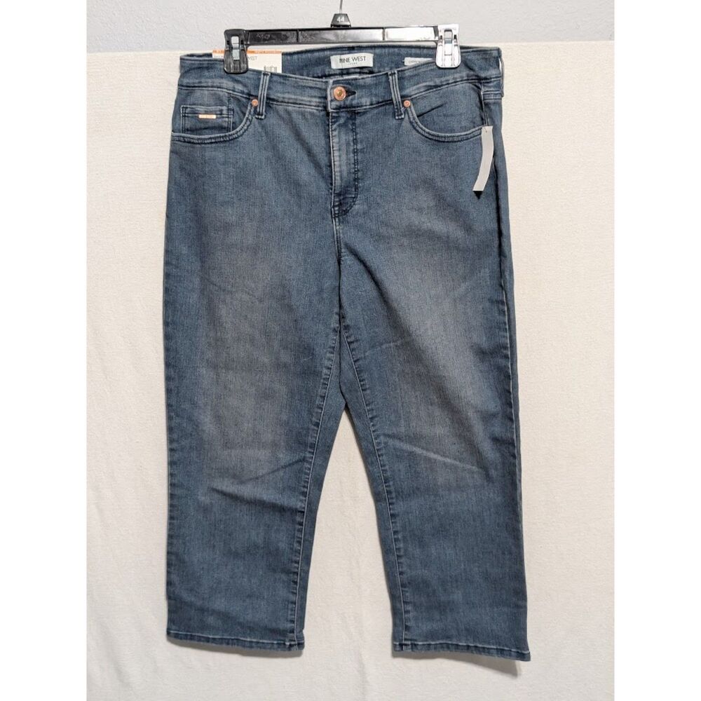 NWT Nine West Chrystie Capri's Denim Jean Size 12x23